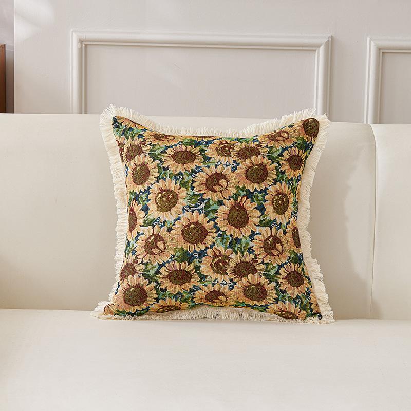 Vintage Style All Season Thickened Cat Scratch Resistant Sofa Cover Pad Set Blanket