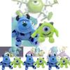 Adorable Monsters University Mike Wazowski Sulley Plush Keychain With Soft Short Plush Material