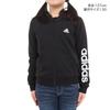 Adidas Essentials Linear Logo Hoodie ECK51 J130 Kids' Full-Zip Black/White (IC3584)