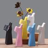Home Nordic Ceramic Vase Body Art Living Room Simple Vase Decoration Crafts Creative Ornament