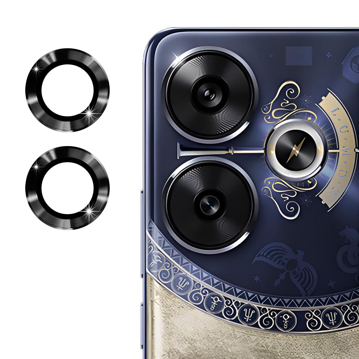 

For Xiaomi Redmi Turbo 3 5G Camera Lens Protector ENKAY Hat-Prince Metal Ring Lens Film A