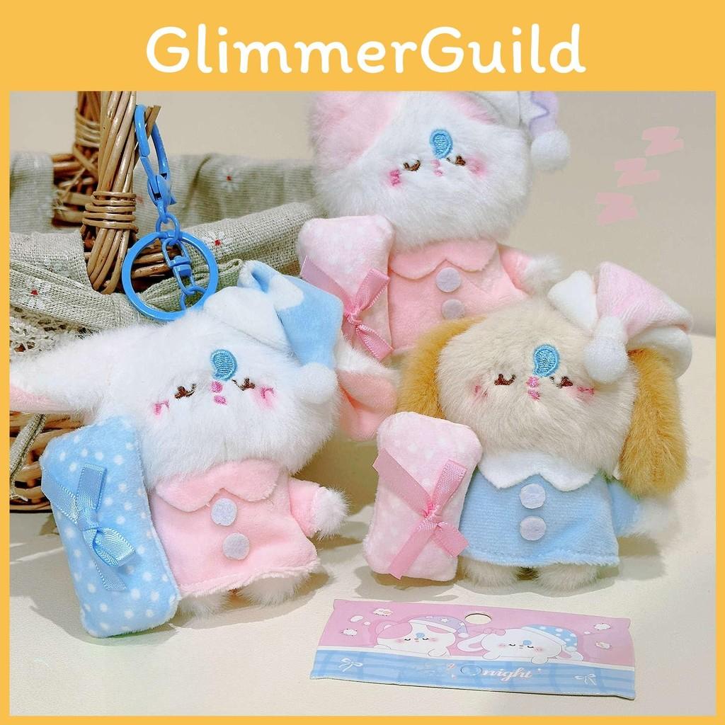 Cat Plush Sleeping Keychain With Pillow Hugging Design For Gift And Decoration