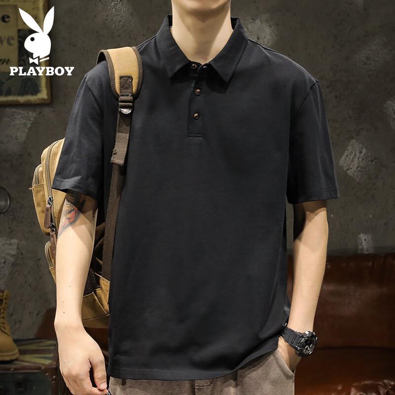 PLAYBOY Men s 2026 Summer Short Sleeve POLO T-Shirt 3XL