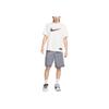 Nike Logo Print Round Neck Pullover Loose Short Sleeve Drop Shoulder T-Shirt Men Tops White FV8399-133