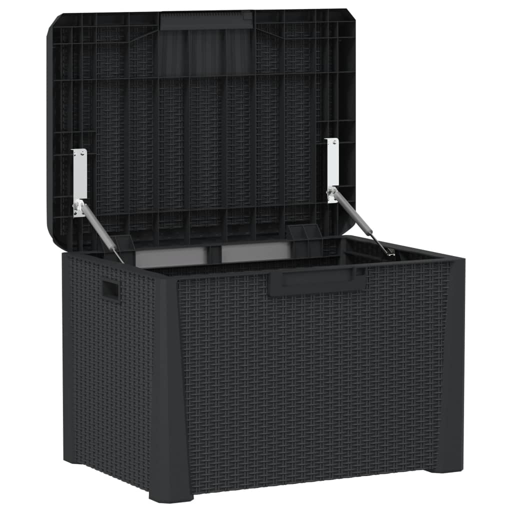 Garden Storage Box Anthracite Grey 125 L PP