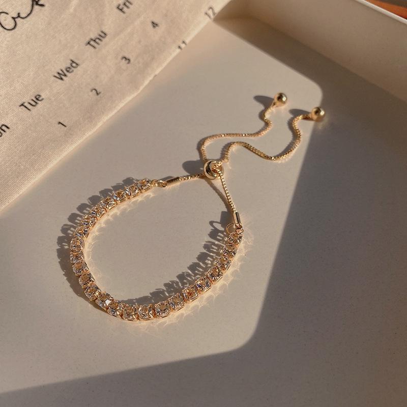 Korean Retro Pearl Titanium Steel Women's Bracelet - High-End Ins Style Beaded Bangle for Couples