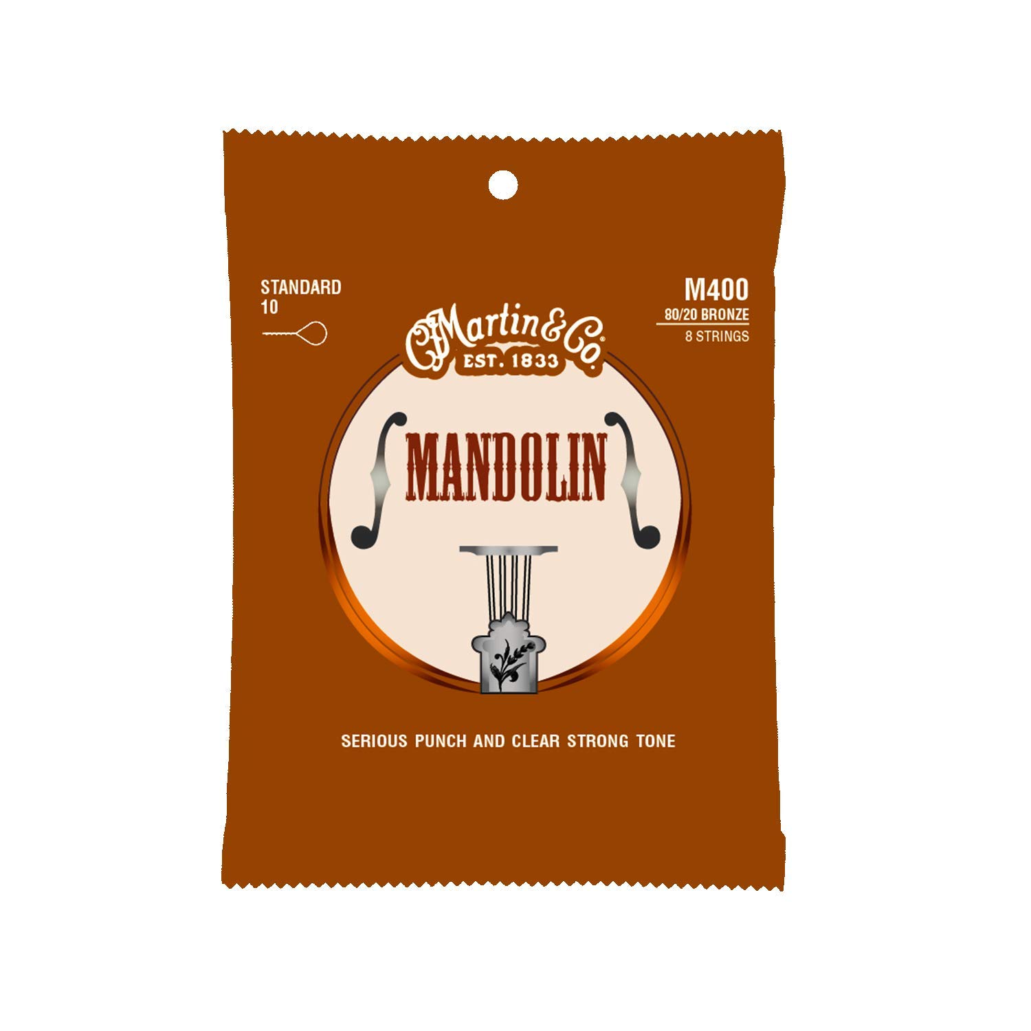 

Martin Mandolin Strings (8020 Bronze) M-400 Standard .010-.034