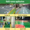 Water-Based Epoxy Resin Floor Paint Wear-Resistant Waterproof Cement Floor Paint Cement Floor Color Change Renovation(1kg)
