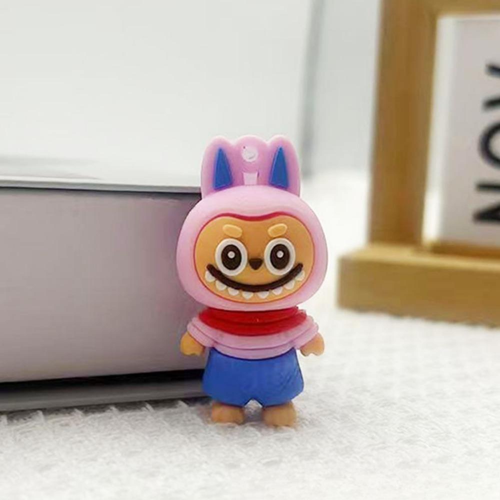 Cartoon Keychain Cute Three-dimensional Doll Pendant Car Key Chain Exquisite Accessories