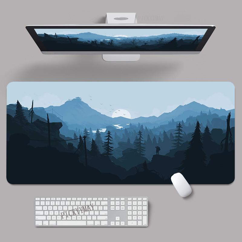 Mouse Pads Design Forest Firewatch Gaming Mousepads Xcm Large Mousepad Gamer Rubber Mat Company Desk Pad Design For Gift