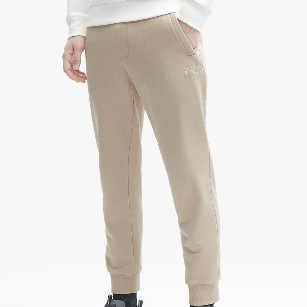 New FILA Knitted Sweatpants Men's Wheat Seed Card F11M348602F-LK