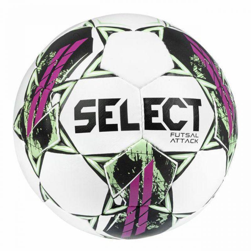 Select Attack V22 Futsal Ball 32 Panels White/Pink