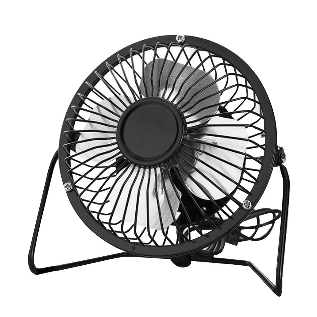 Buy AUGIENB Mini Electric Fan USB Aluminum Leaf Electric Fan Desktop