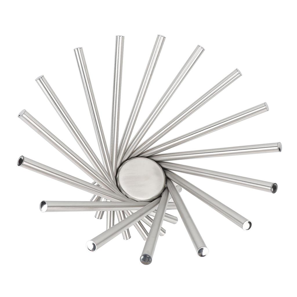 Fruit Vegetables Basket Bowl Stainless Steel Linear Countertop Fruit Bowl for Living Room and Office