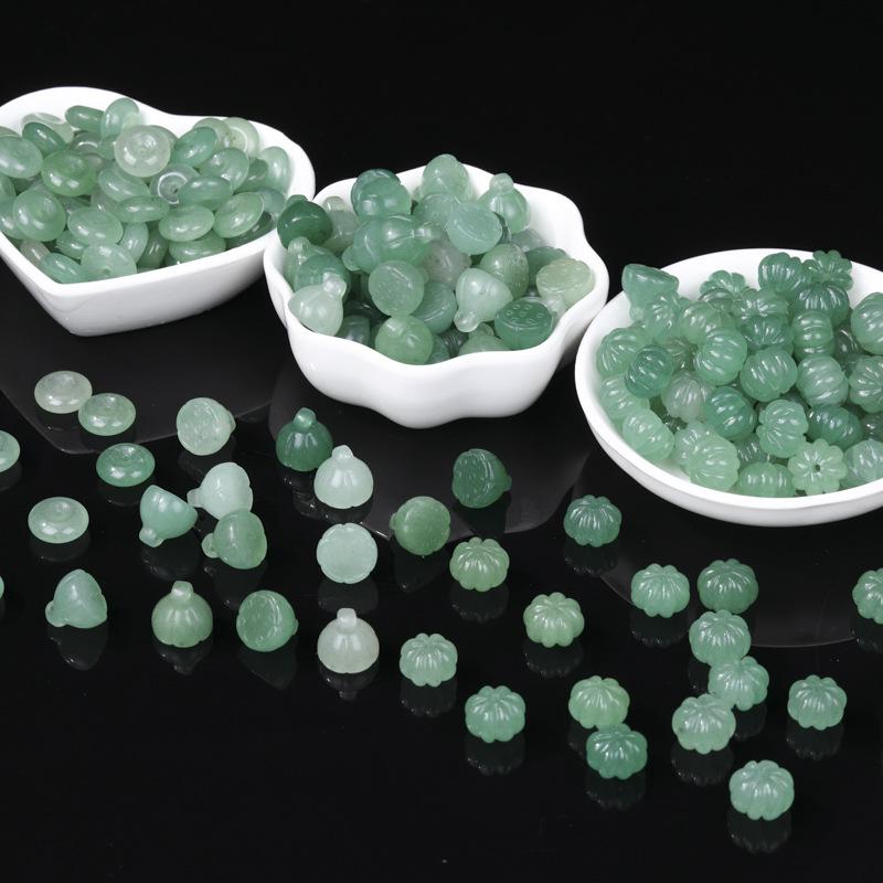 Dongling White Jade Safety Buckle Pendant - Gold Silk Jade DIY Accessory