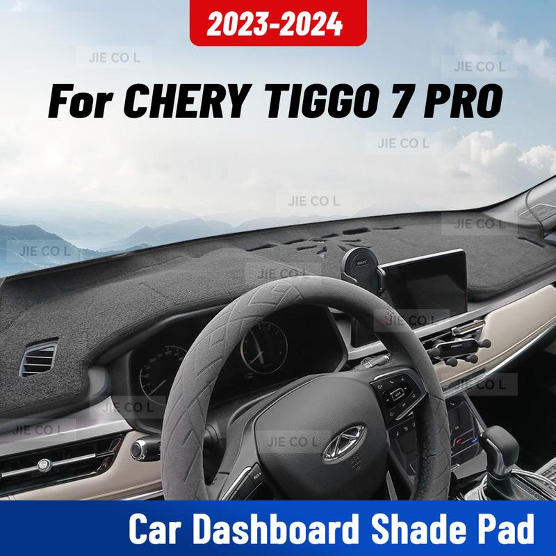 For CHERY TIGGO 7 PRO  2024 Car Dashmat Anti-UV Dashboard Cover Dash Mat Sunshade Carpet Protective Accessories