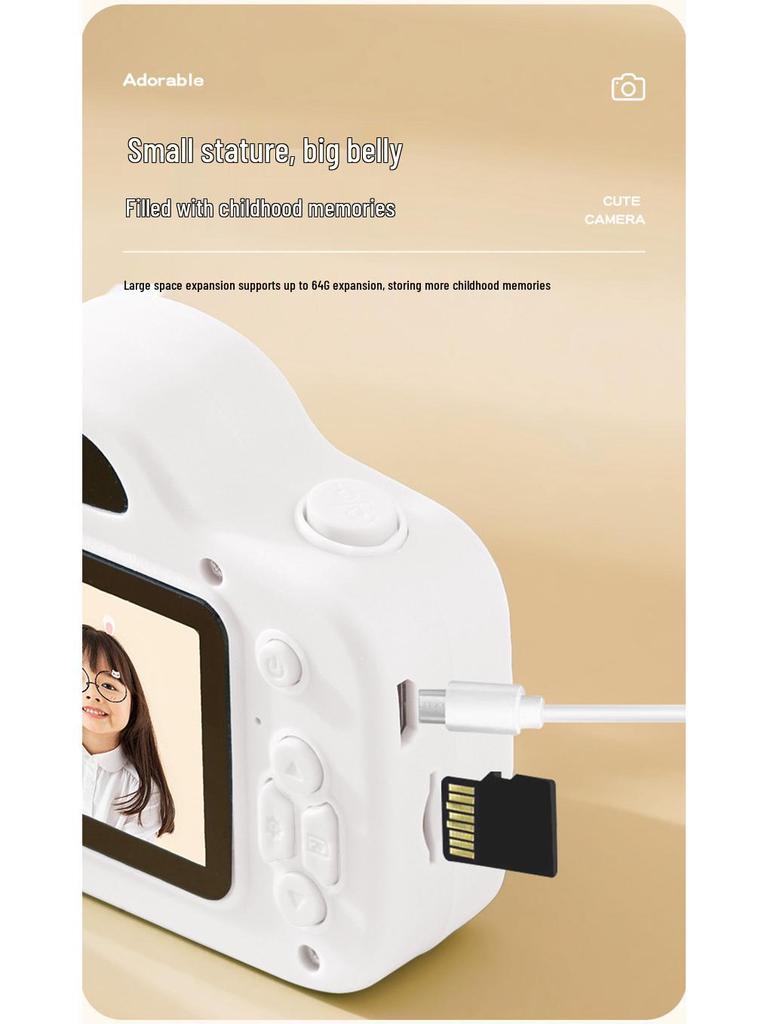 High-Resolution Cartoon Digital Mini Camera for Kids – Perfect for Parties & Birthdays