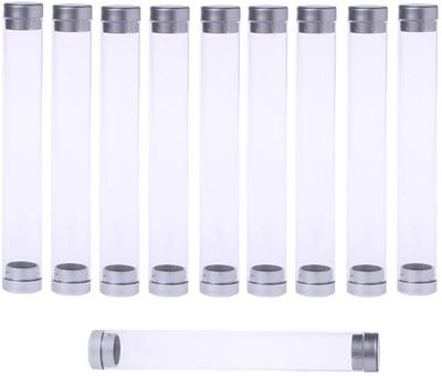 10 ks průhledných akrylových válcových pouzder na pera, dárkové krabičky pro kancelář, školu