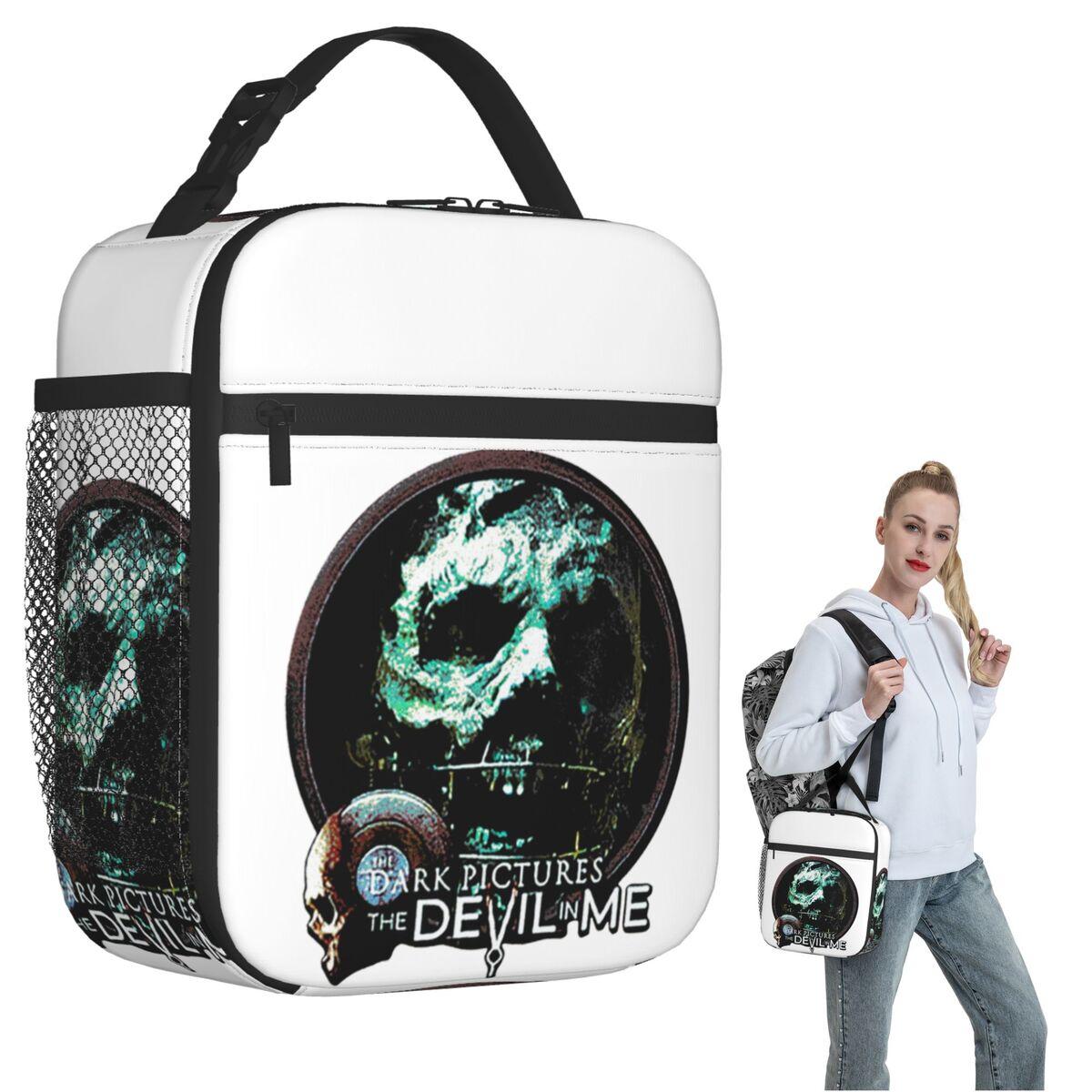 The Dark Pictures Anthology Game Insulated Lunch Bag for Women Kids Portable Food Boxes Thermal Lunch Box Tote One Size