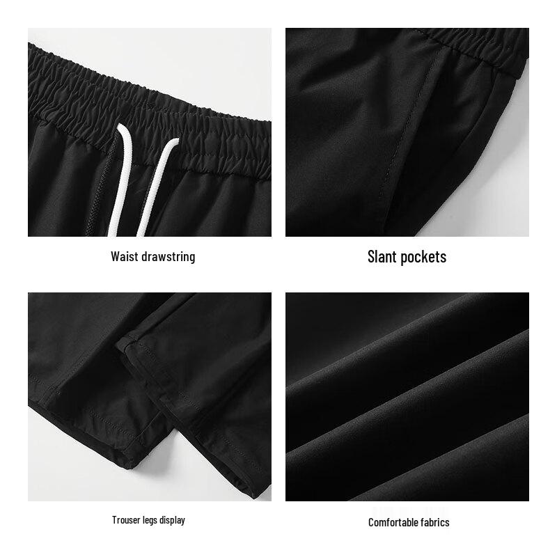 JEANSWEST Men's Outdoor Functional Straight-Leg Cargo Pants