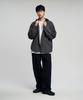 SLOW RECORD HOUSE Nylon Hoodie_Charcoal