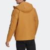 Adidas Puffer Jackets Men's Yellow Hooded Moderate Other HG8723