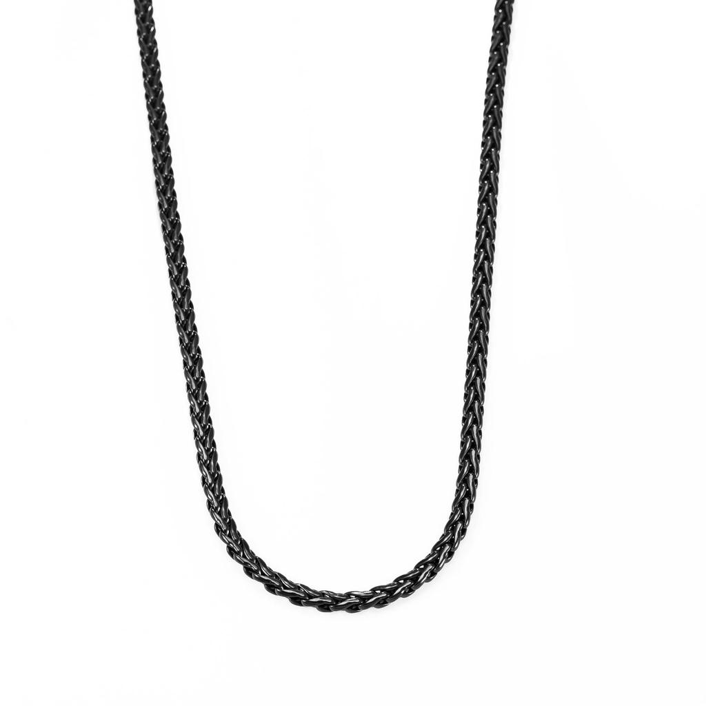 18K Gold-Plated Stainless Steel Cross Necklace for Men - Hip Hop Cuban Twist Chain Jewelry