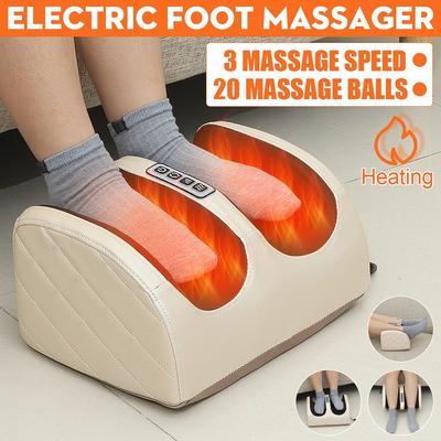 110v-240v Elektrisches Shiatsu Fußmassagegerät Roller Fußmassage Wärmetherapie Fußmassagegerät zur Linderung von Beinermüdung Geschenk für Frauen/Männer