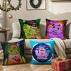 Poszewka na poduszkę Kwaii Wzór L-Luntik Drukowana Poszewka Anime Do Salonu Pokrowiec na Poduszkę Sofa & Dekoracja Sypialni