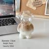 Tazza di vetro con simpatico orso