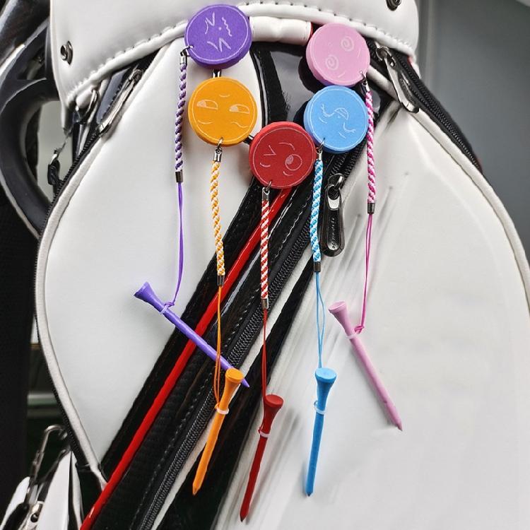 Magnetic EVA Foam Printing Golf Ball Holder Tees Golf 83mm Tees with Multi-color