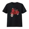 Maglietta Uomo Vintage Scooter Stile Retro Anni 60 Design Ispirato Allitalia Morbida E Traspirante Taglio Comodo Collo Casual