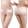 Chiloți modelatori cu talie medie, fund mare fals, pentru femei, pentru slăbit, ridicare fese, cu bureți, push-up, pantaloni scurți, îmbunătățire șolduri, lenjerie modelatoare