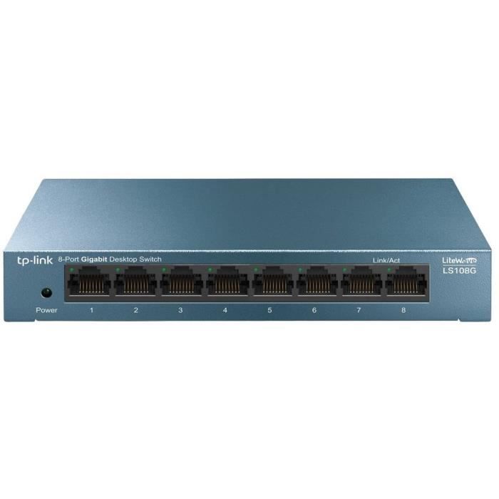 TP-Link LS108G Switch Ethernet 8 Ports 10/100/1000 Mbps