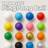 TAKASUE Ping Pong Balls for Plastic Table Tennis 100 Balls Recreation, Balls, Plain, Red,
