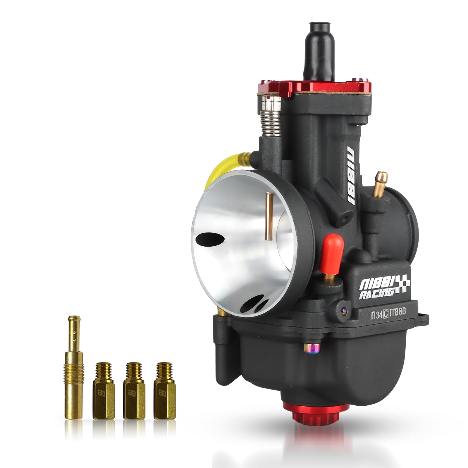 

NIBBI Carburetor PWK 34mm Motorcycle Carburetor, 300 250 Power Cab With Carburetor Jet, GY6 PWK34 250cc-300cc