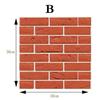 30x30CM Kitchen Touch Feel 3D Texture 4MM Thickness Wall Paper Tile Sticker Decal Home Decoration
