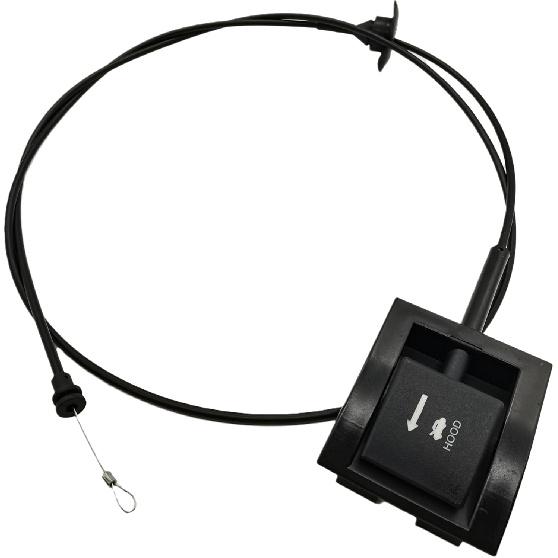 

New 912-041 Replacment Hood Release Cable with Handle Fit 1987-1991 F-Series F-150 F-250 F-350 Bronco/Hood Release Latch Lock Cable Wire E7TZ16916A