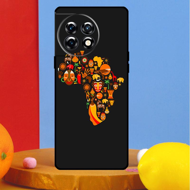 

Africa Map Geogra Cover For OnePlus Nord CE 4 2 3 Lite N30 N10 N20 OnePlus 13R 13 12 12R 11 10 Pro 10T 8T Case OnePlus 8T