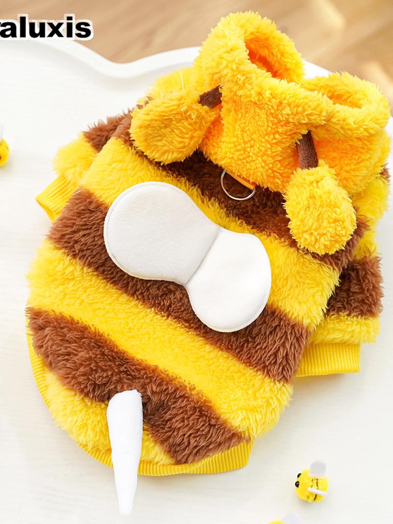 Pet Clothes for Dogs and Cats - Autumn Winter Transformation Outfit Teddy Bear Poodle French Bulldog Fleece Medium Dog