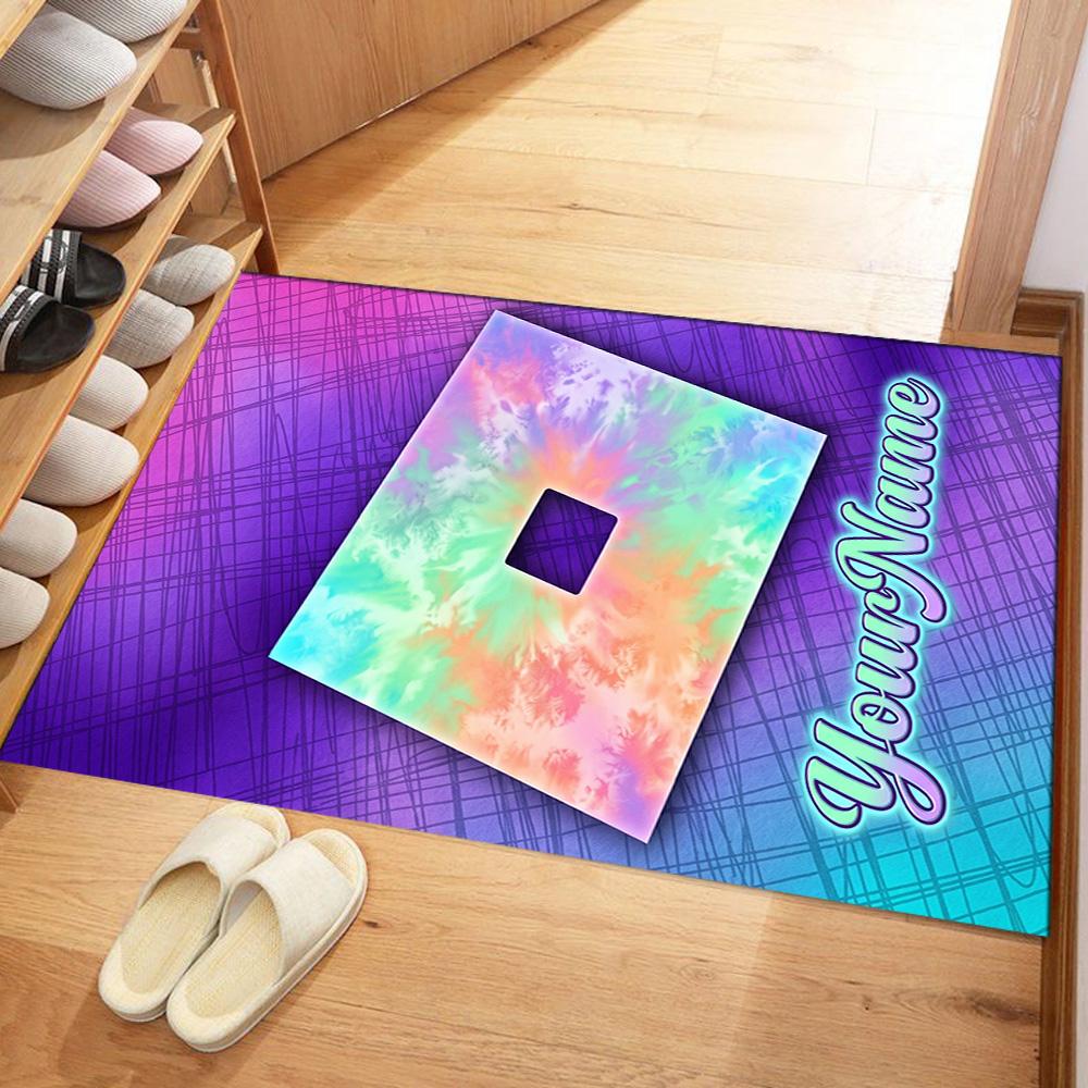 Roblox 252 Personalized Text Floor Rug Office Rug Design for Game Room Kitchen Bedrooms Decorate room Antislip Carpet Office home decor