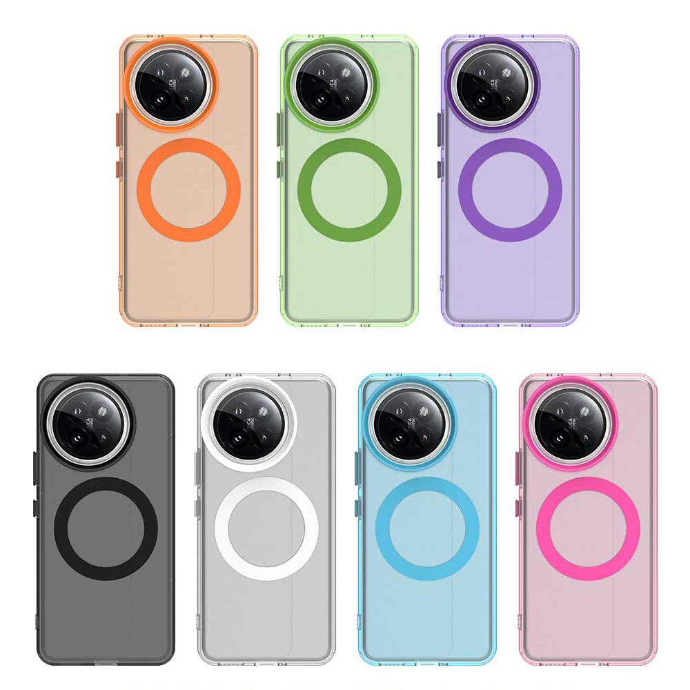 Magsafe Matte Phone Case For Xiaomi MI Civi 4 Pro 14 Civi Protective Case Magnetic Wireless Charging Shockproof Back Cover