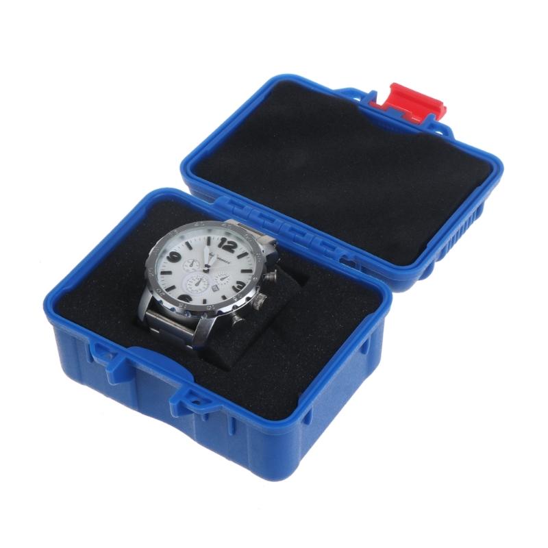1 Slot Shockproof Watch Box Waterproof Watch Organizers Watch Storage Case Protective Watch Box ABS Material for Watch