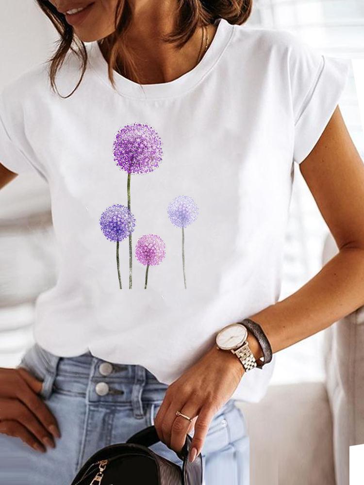 Clothes Fashion Love Plant Cute Lovely Style Short Sleeve Pr