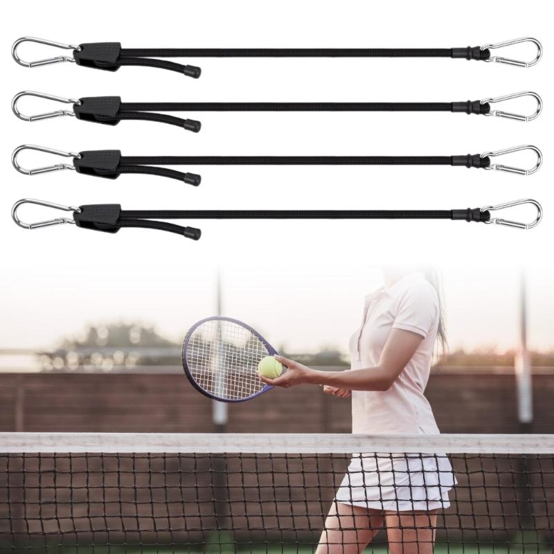 Pack Of 4 High Quality Tennis Net Extension cables With Secure Adjustable Clips For Easy arrange