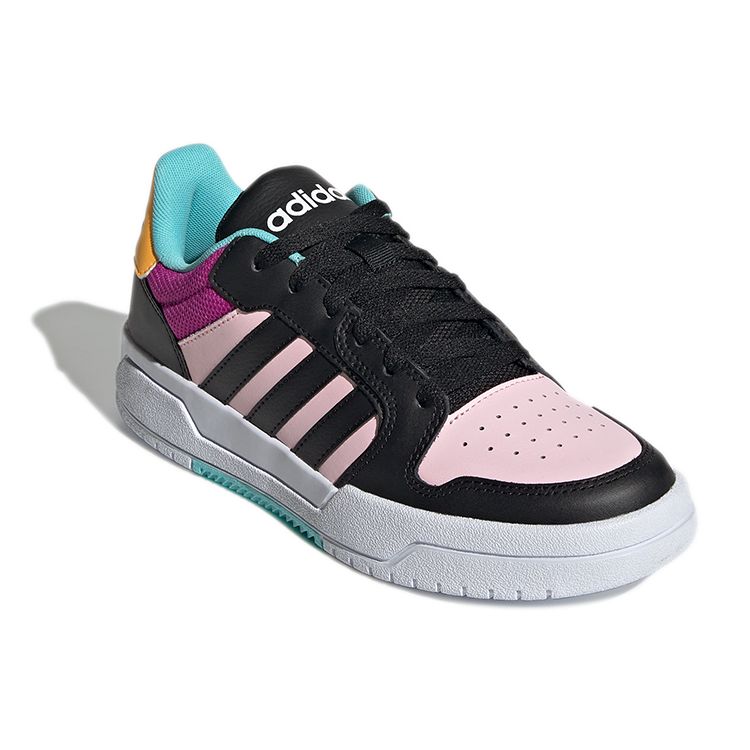 Adidas Neo Entrap Comfortable Low-Top Skate Shoes Women Sneakers Black Pink GY7631