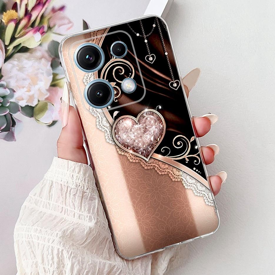For Xiaomi Redmi Note 14S Case Stylish Butterfly Painted Cover 6.67'' Soft Silicone Phone Case For Redmi Note 14S Note14S Bumper