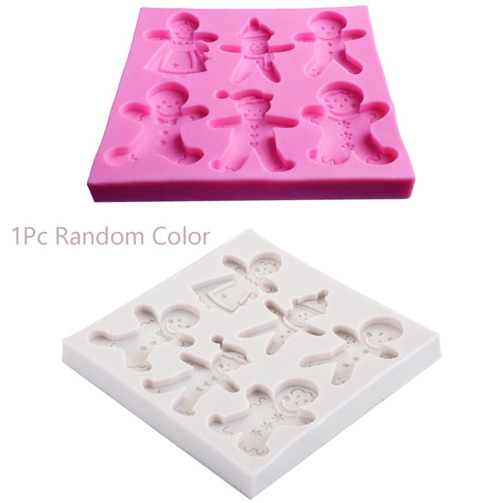 Handmade Gingerbread Man Sugarcraft Decoration Cake Decorating Tools Christmas Mold Chocolate Mould