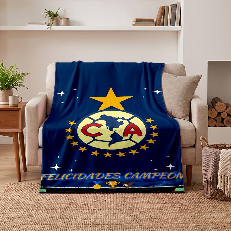 Club America Soft Warm Flannel Blankets Comfortable Blanket for Home Decoration Gifting