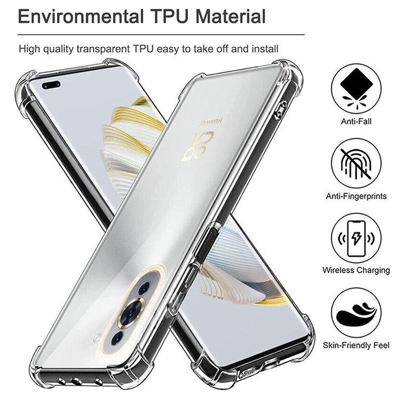 Transparent TPU Case for Huawei Nova 13 Pro Nova 12i 12S 12 SE 11 11i Protective Cover Shockproof Bumper Coque Fundas